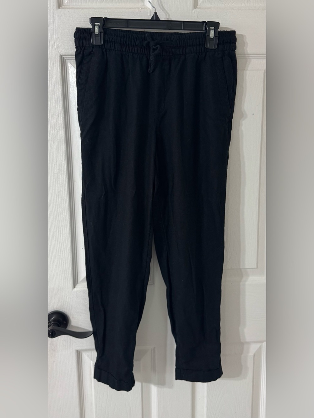 Old Navy Black Linen Pants